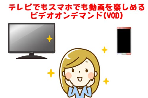 【無料】定額動画見放題のビデオオンデマンド(VOD)をお試し！