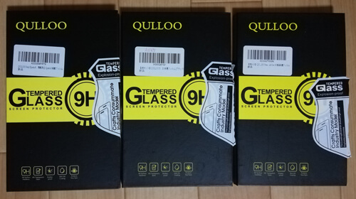 QULLOOのガラスフィルム